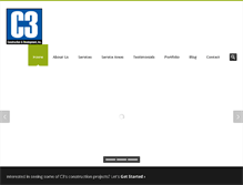 Tablet Screenshot of c3buildingcontractor.com